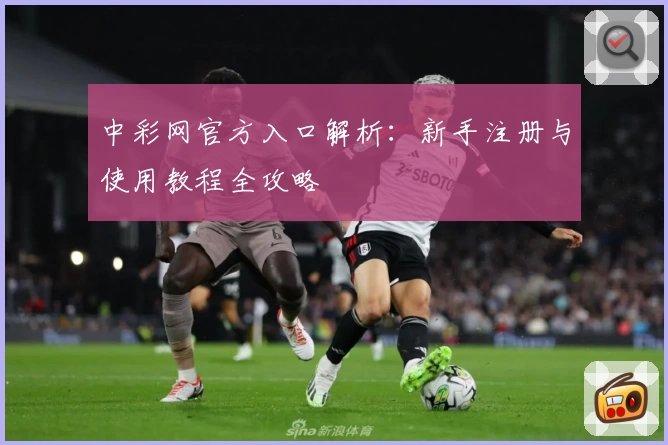 中彩网官方入口解析：新手注册与使用教程全攻略