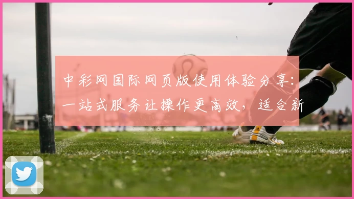 中彩网国际网页版使用体验分享：一站式服务让操作更高效，适合新用户的全面指南